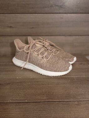 Adidas Original Tubular Shadow CG4515 Women Running Shoes Size 9.5 Beige Black